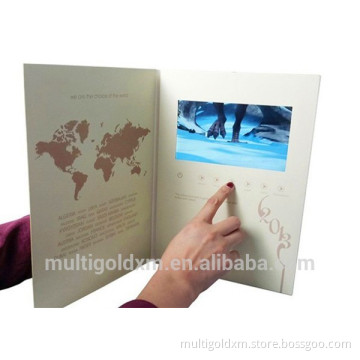 Good Quality 1.8"/2.4"/2.8"/3.5"/3.8"/4.3"/5"/7"/9"/10" Video Brochure, Video Greeting Card, Video Card
